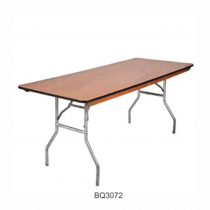6' x 30" x 30"(h) folding banquet table