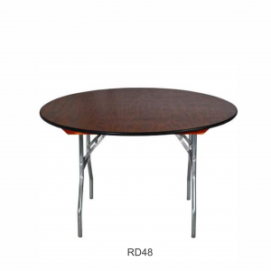 48" x 30"(h) round table