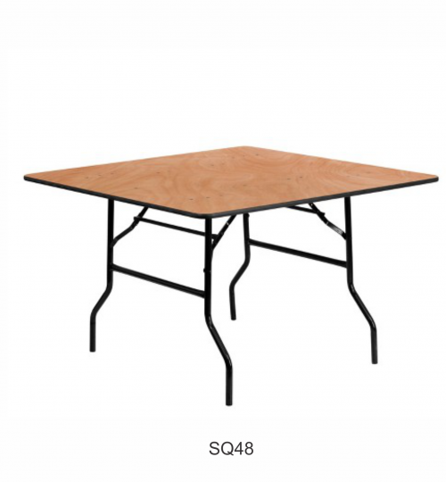 48' x 48' x 30"(h) folding table